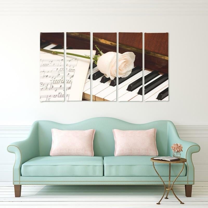 Kanva no 5 daļām - Type C, Piano Home Trends DECO