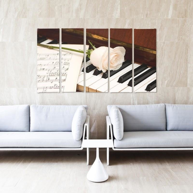 Kanva no 5 daļām - Type C, Piano Home Trends DECO
