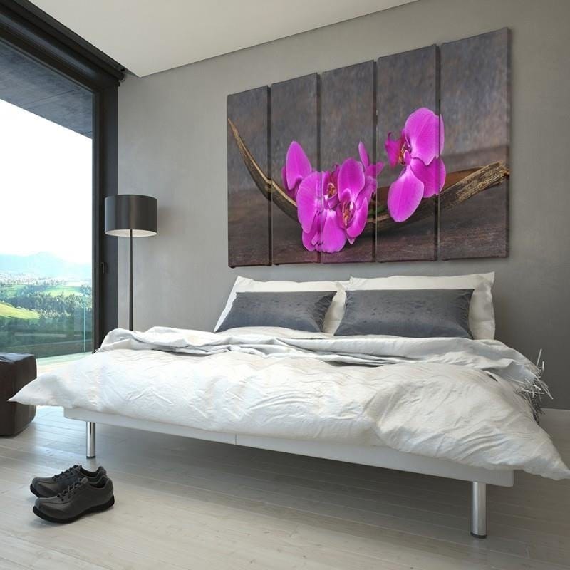 Kanva no 5 daļām - Type C, Pink Orchids Home Trends DECO