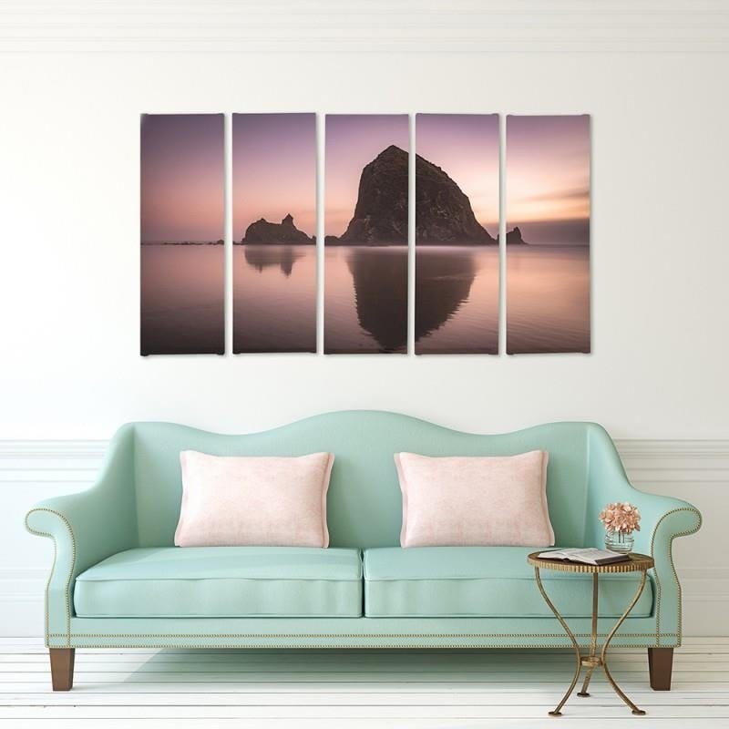 Kanva no 5 daļām - Type C, Rock Water Home Trends DECO