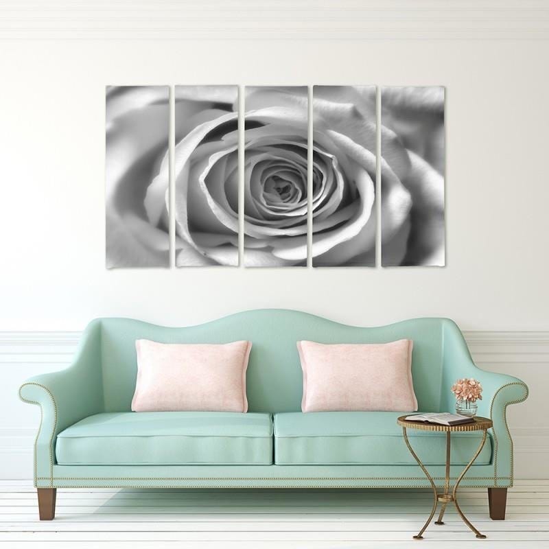 Kanva no 5 daļām - Type C, Rose Flower Home Trends DECO