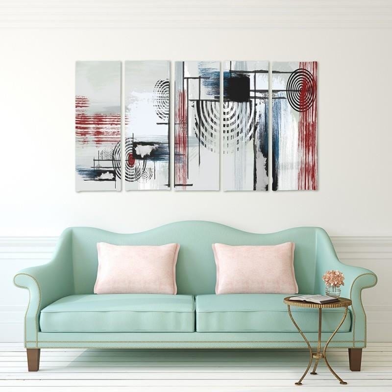 Kanva no 5 daļām - Type C, Shields 1  Home Trends DECO