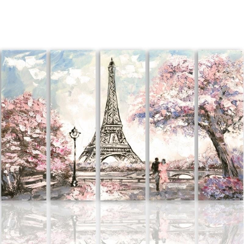 Kanva no 5 daļām - Type C, Spring In Paris Home Trends DECO