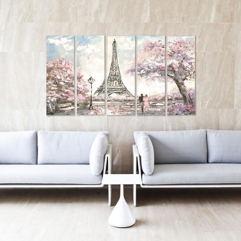 Kanva no 5 daļām - Type C, Spring In Paris Home Trends DECO