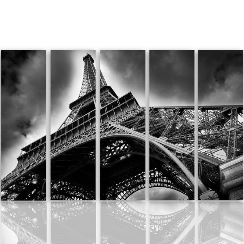 Kanva no 5 daļām - Type C, The Eiffel Tower In The Clouds Home Trends DECO