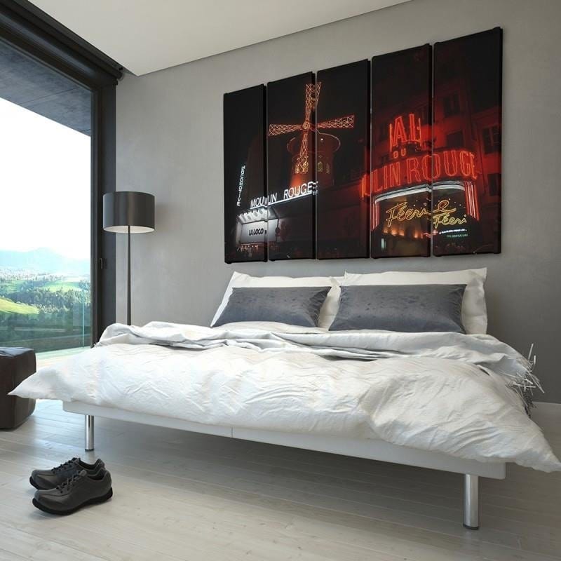 Kanva no 5 daļām - Type C, The Moulin Rouge  Home Trends DECO