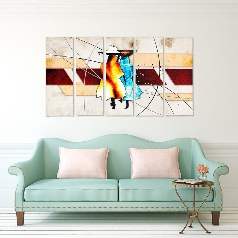 Kanva no 5 daļām - Type C, Two Figures Home Trends DECO