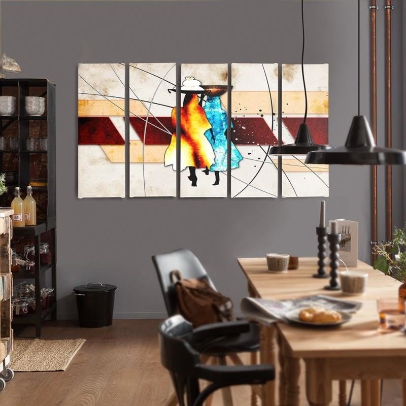 Kanva no 5 daļām - Type C, Two Figures Home Trends DECO