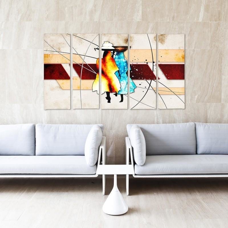 Kanva no 5 daļām - Type C, Two Figures Home Trends DECO