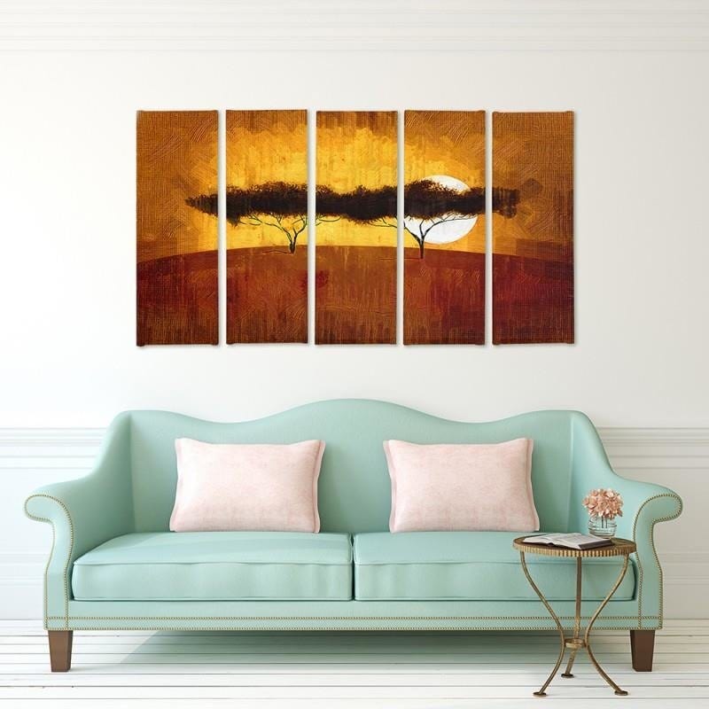 Kanva no 5 daļām - Type C, Two Trees Home Trends DECO