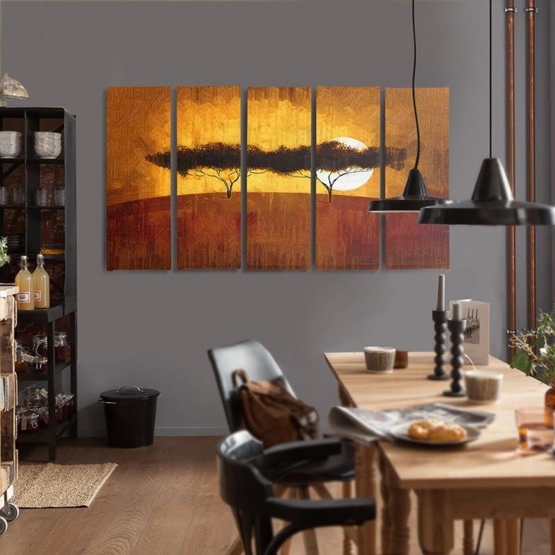 Kanva no 5 daļām - Type C, Two Trees Home Trends DECO