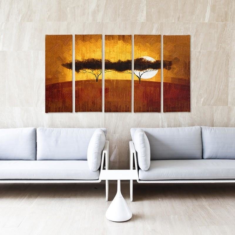 Kanva no 5 daļām - Type C, Two Trees Home Trends DECO