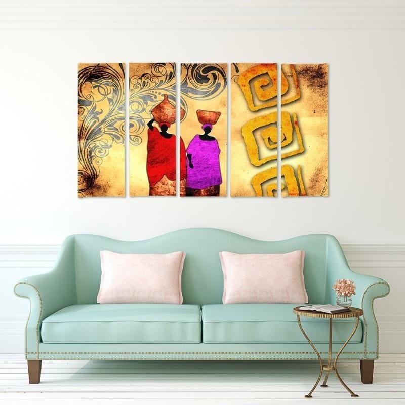 Kanva no 5 daļām - Type C, Two Women Home Trends DECO