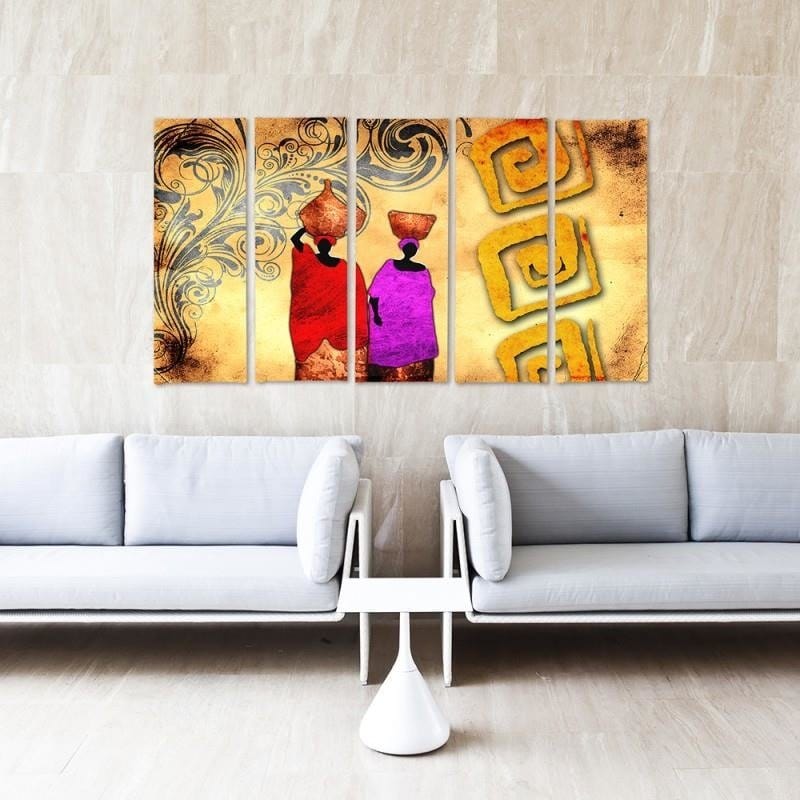 Kanva no 5 daļām - Type C, Two Women Home Trends DECO