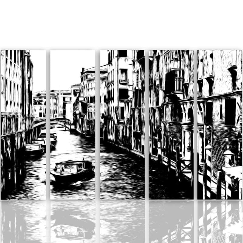Kanva no 5 daļām - Type C, Venice Canal Home Trends DECO