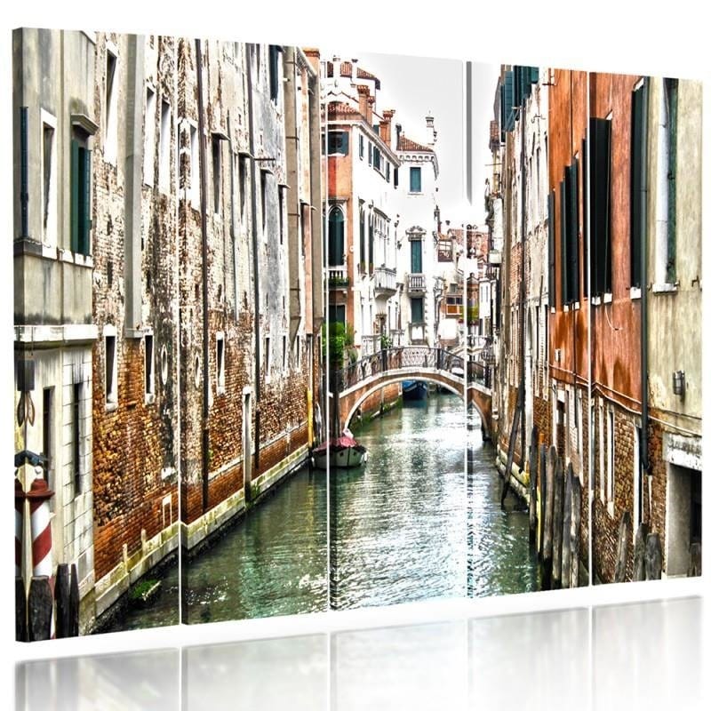 Kanva no 5 daļām - Type C, Venice Canal Home Trends DECO