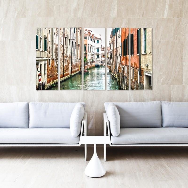 Kanva no 5 daļām - Type C, Venice Canal  Home Trends DECO