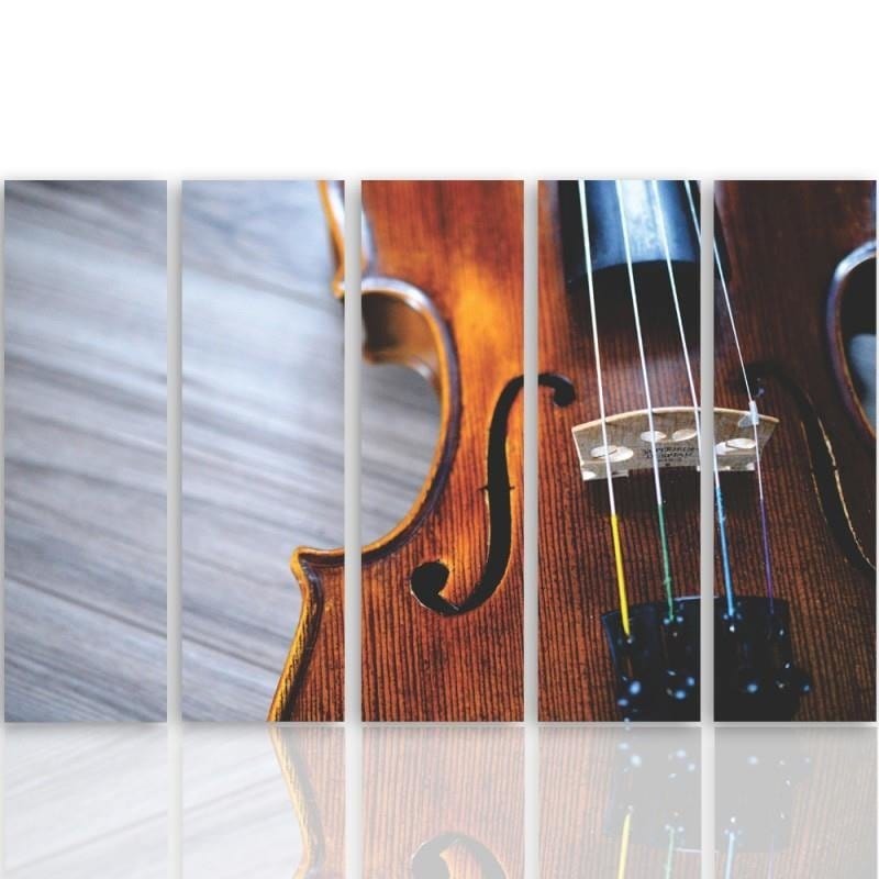 Kanva no 5 daļām - Type C, Violin Home Trends DECO