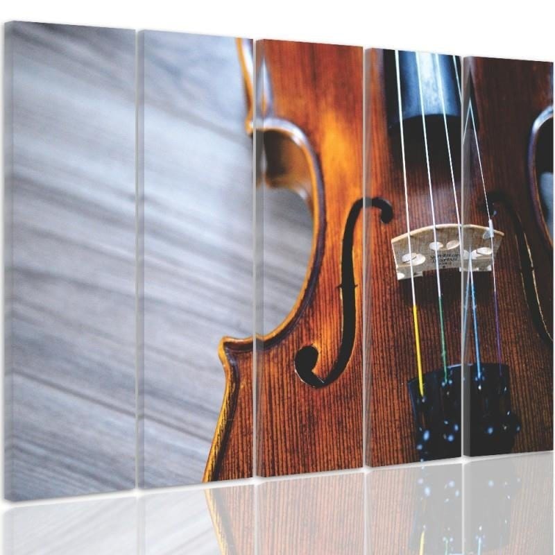 Kanva no 5 daļām - Type C, Violin Home Trends DECO