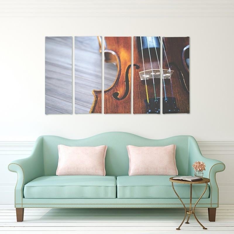 Kanva no 5 daļām - Type C, Violin Home Trends DECO