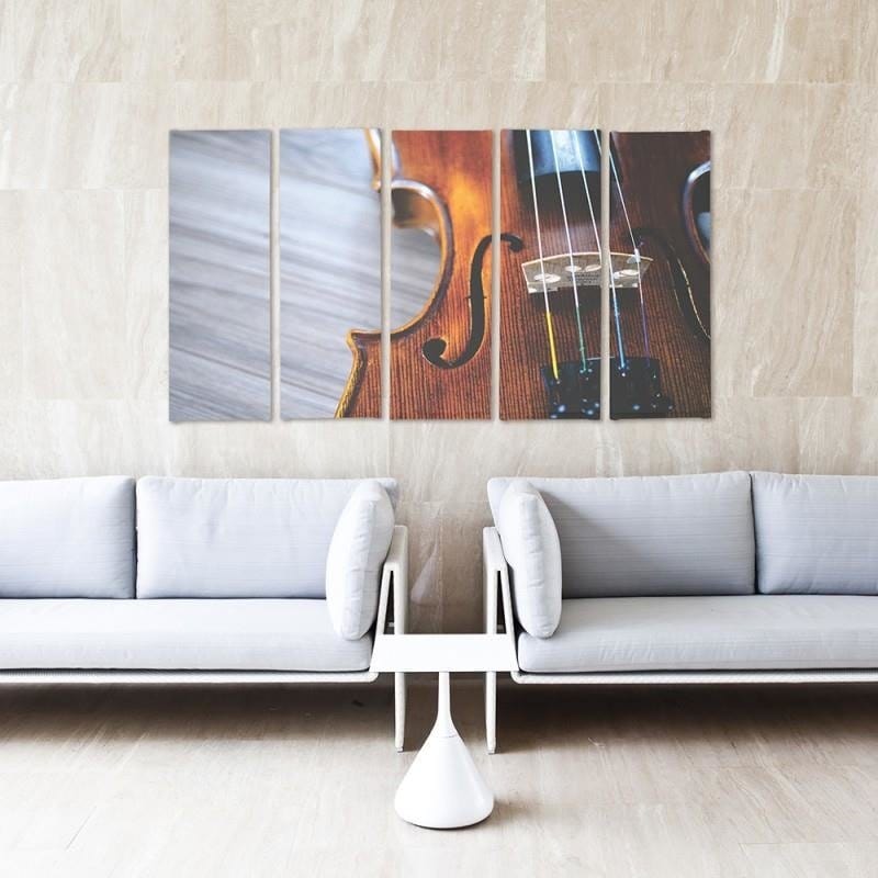Kanva no 5 daļām - Type C, Violin Home Trends DECO