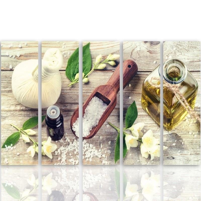 Kanva no 5 daļām - Type C, With Jasmine Spices Home Trends DECO