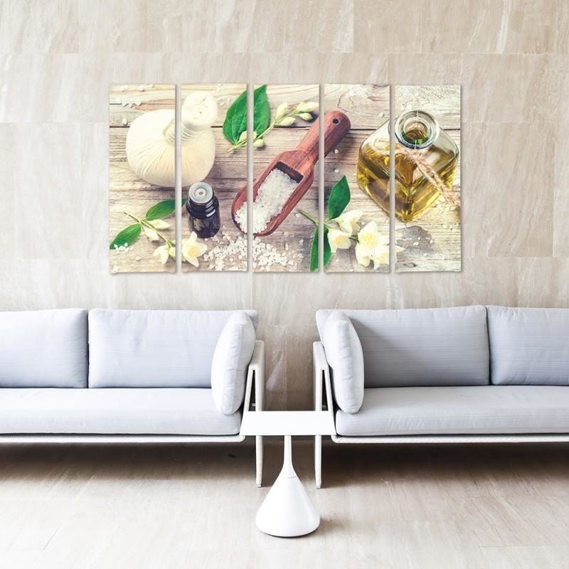 Kanva no 5 daļām - Type C, With Jasmine Spices Home Trends DECO