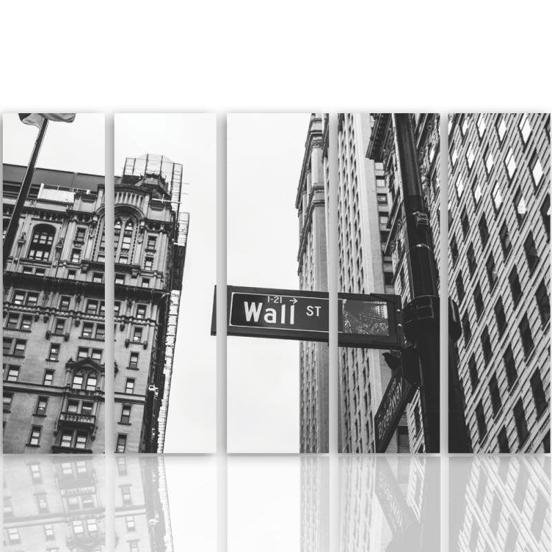 Kanva no 5 daļām - Wall Street Home Trends DECO