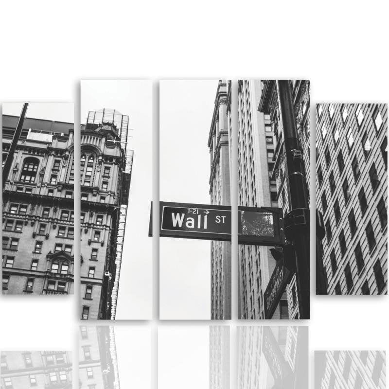 Kanva no 5 daļām - Wall Street Home Trends DECO