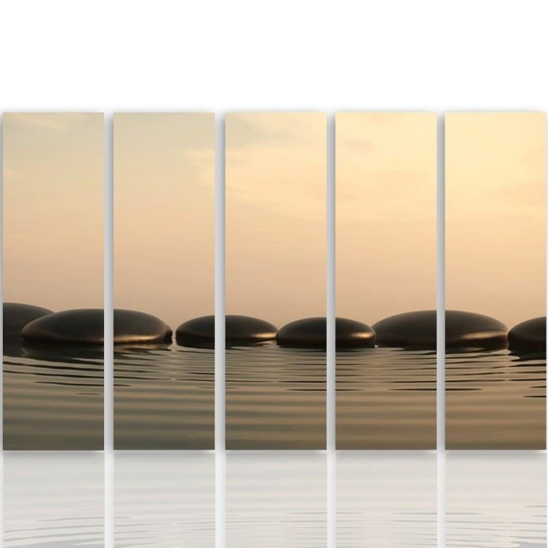 Kanva no 5 daļām - Zen Stones 5 Home Trends DECO