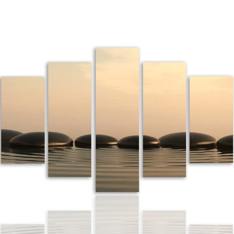 Kanva no 5 daļām - Zen Stones 5 Home Trends DECO
