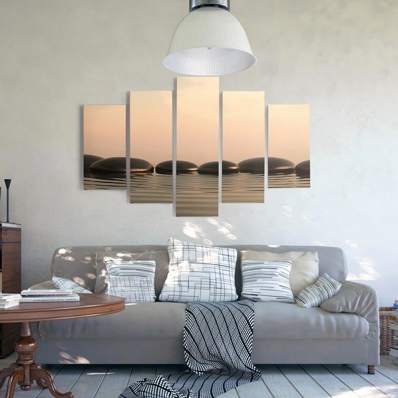 Kanva no 5 daļām - Zen Stones 5 Home Trends DECO