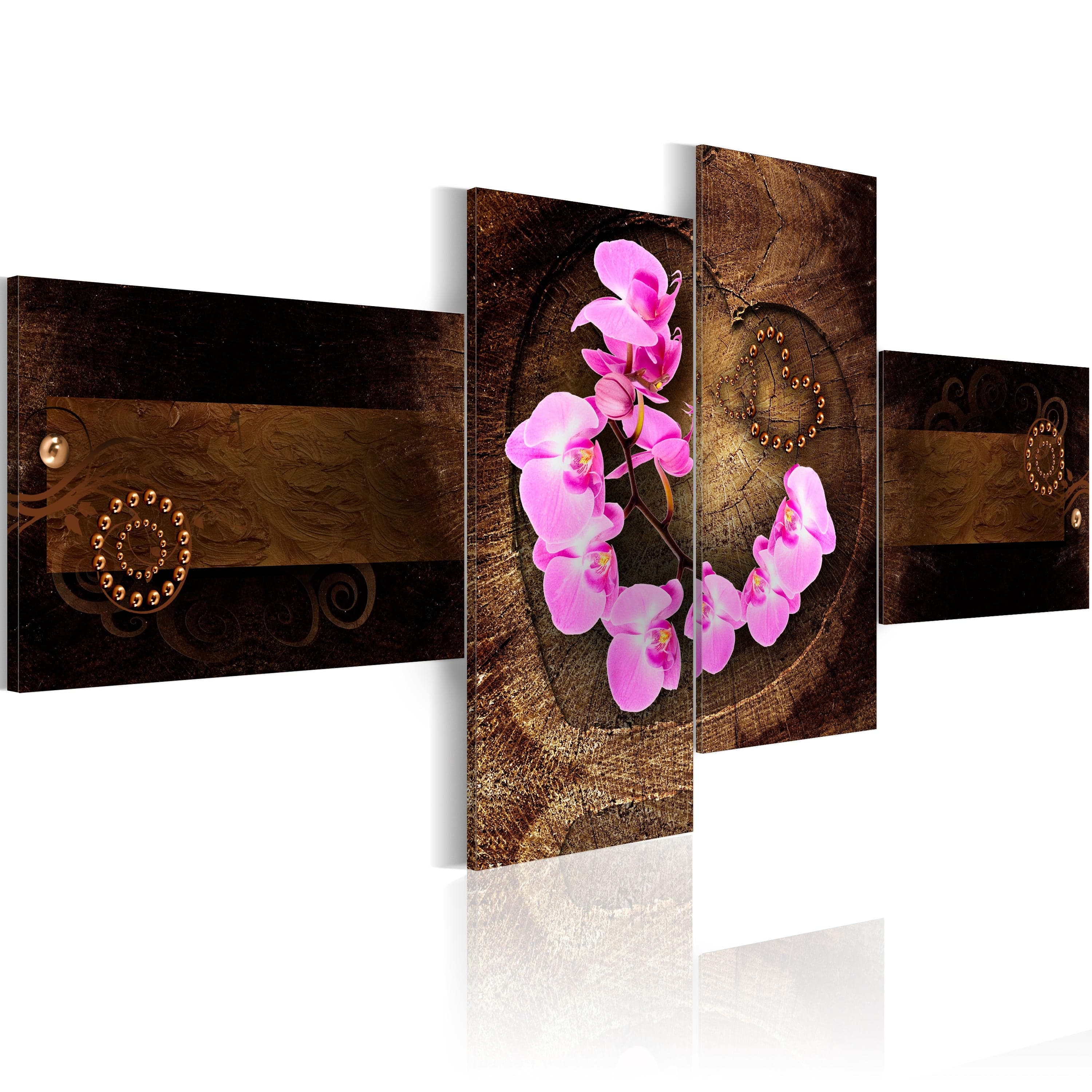 Glezna - Orchid and wood Home Trends
