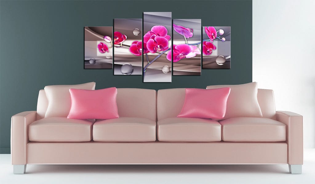 Glezna - Orchid on a subdued background 200x100 Home Trends