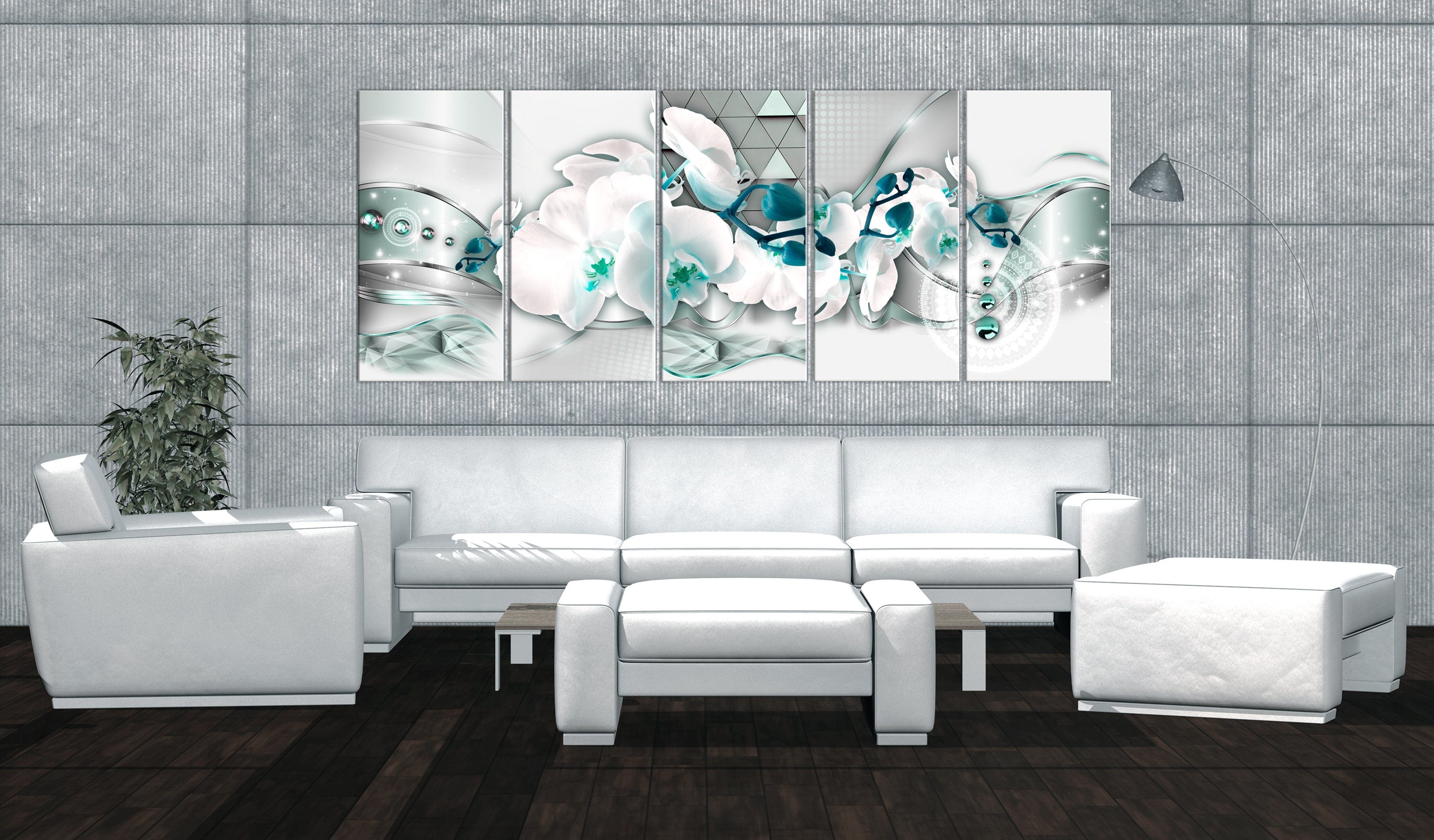 Glezna - Orchises and Abstraction Home Trends