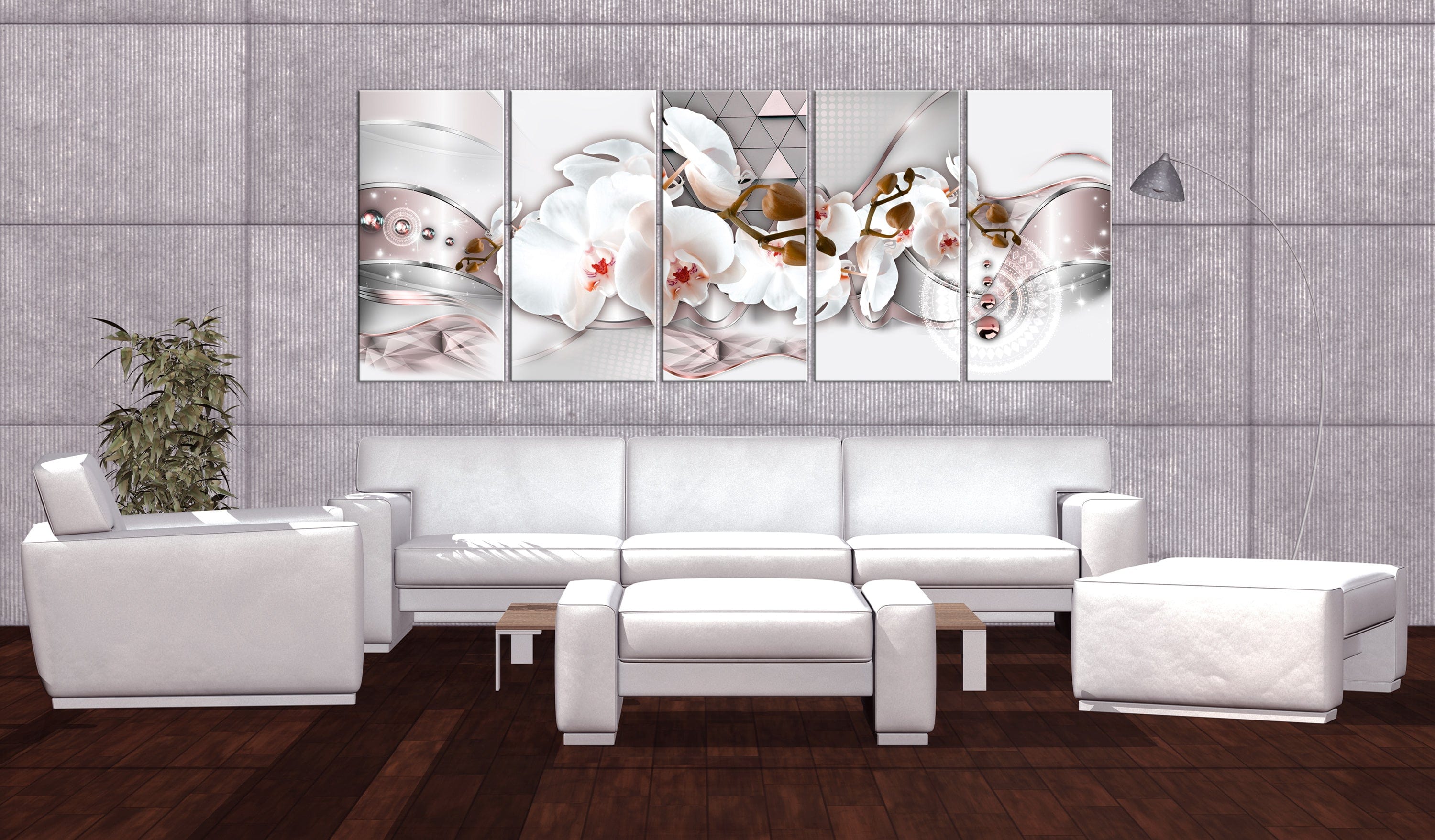 Glezna - Orchises and Triangles Home Trends