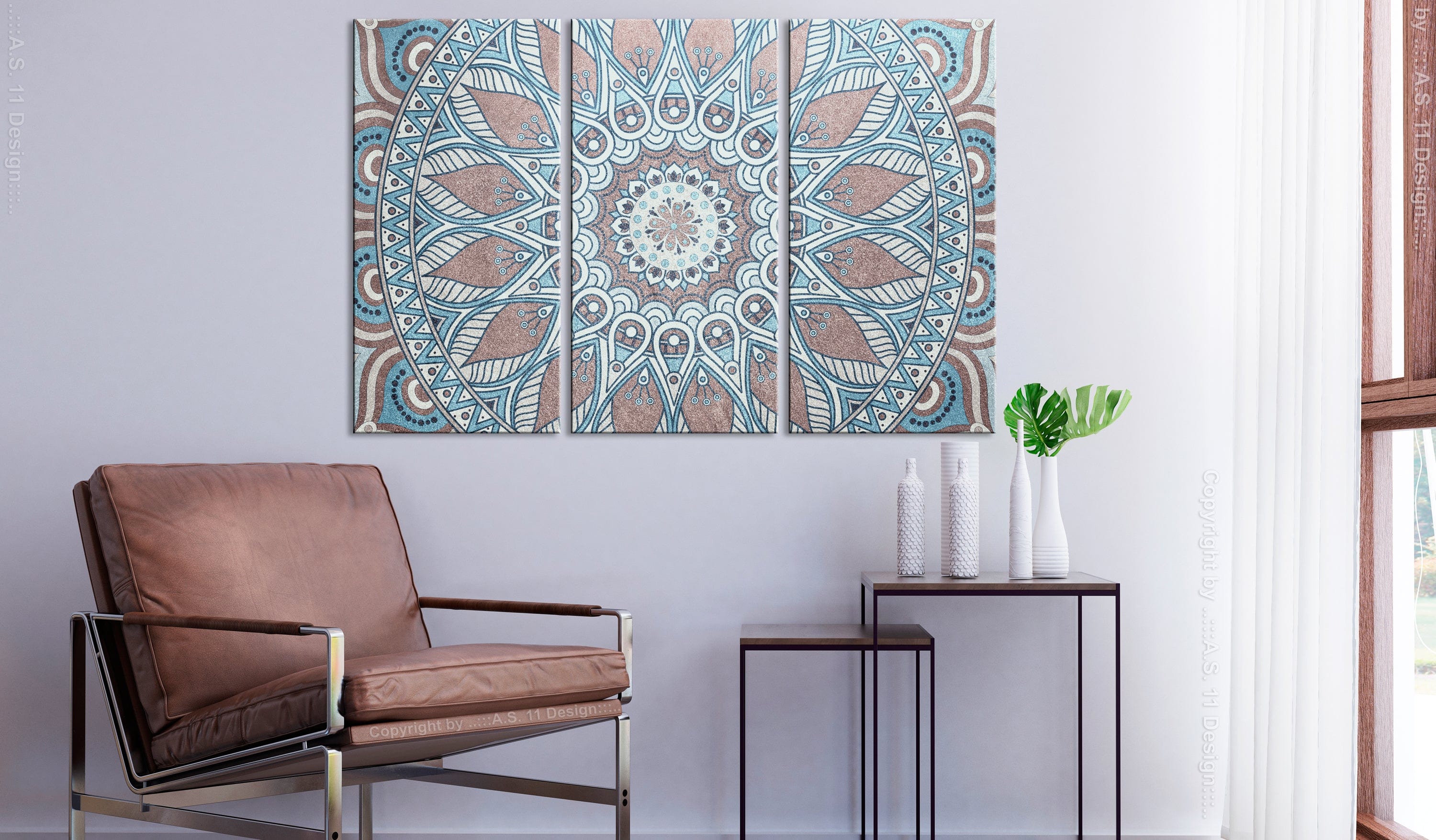 Glezna - Oriental Circle (3 Parts) Home Trends