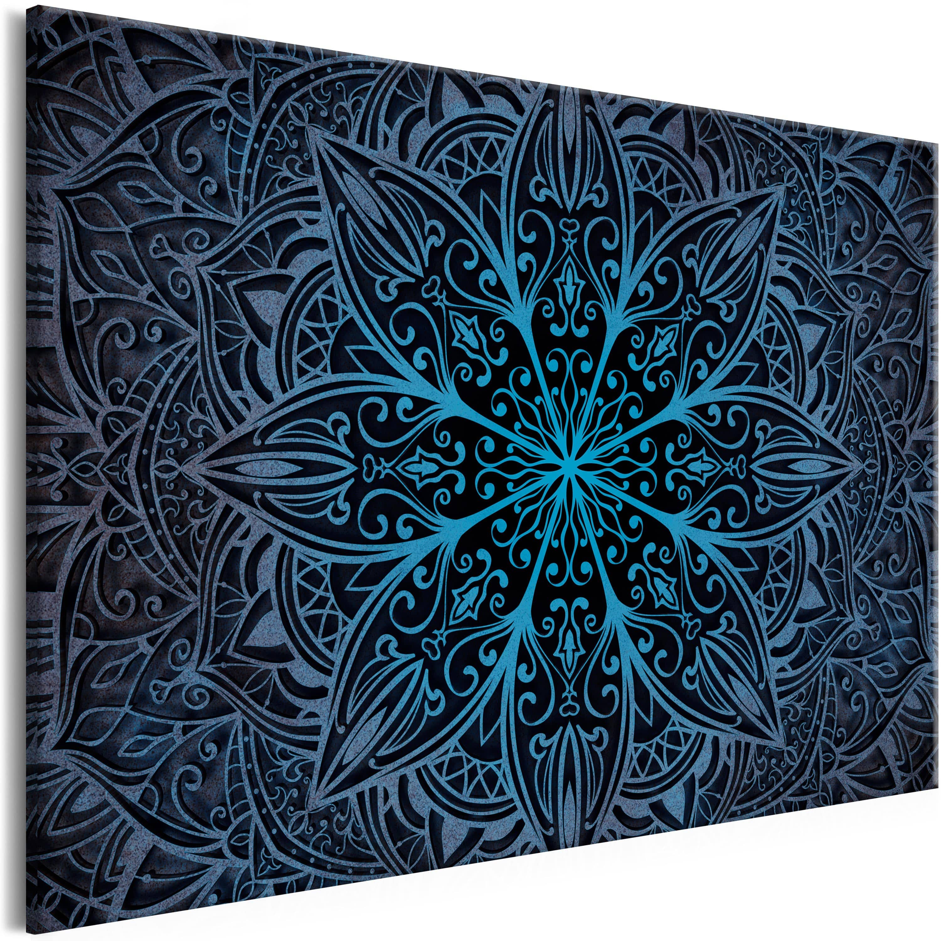 Glezna - Oriental Flowers (1 Part) Narrow Blue Home Trends