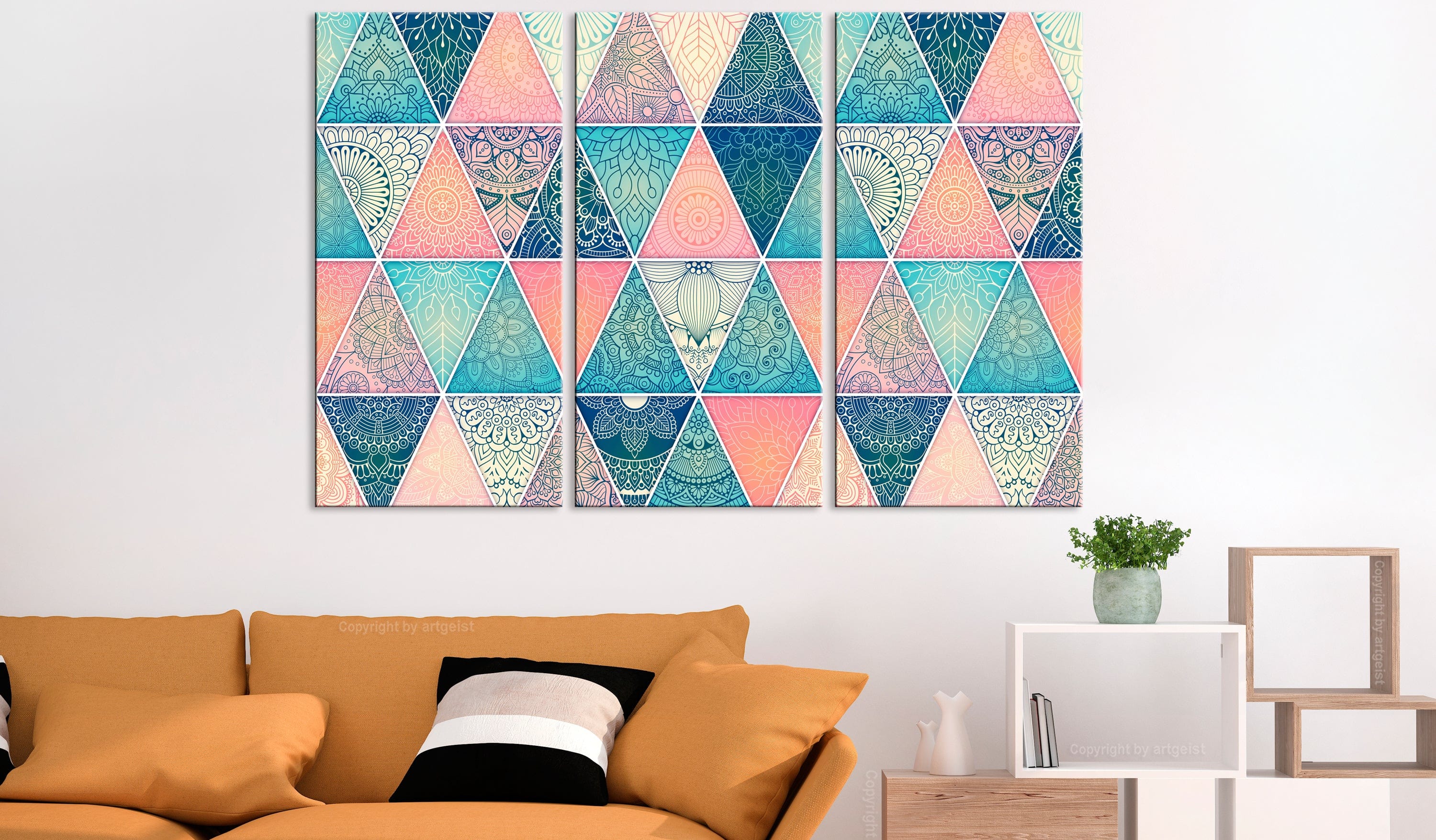 Glezna - Oriental Triangles (3 Parts) Home Trends