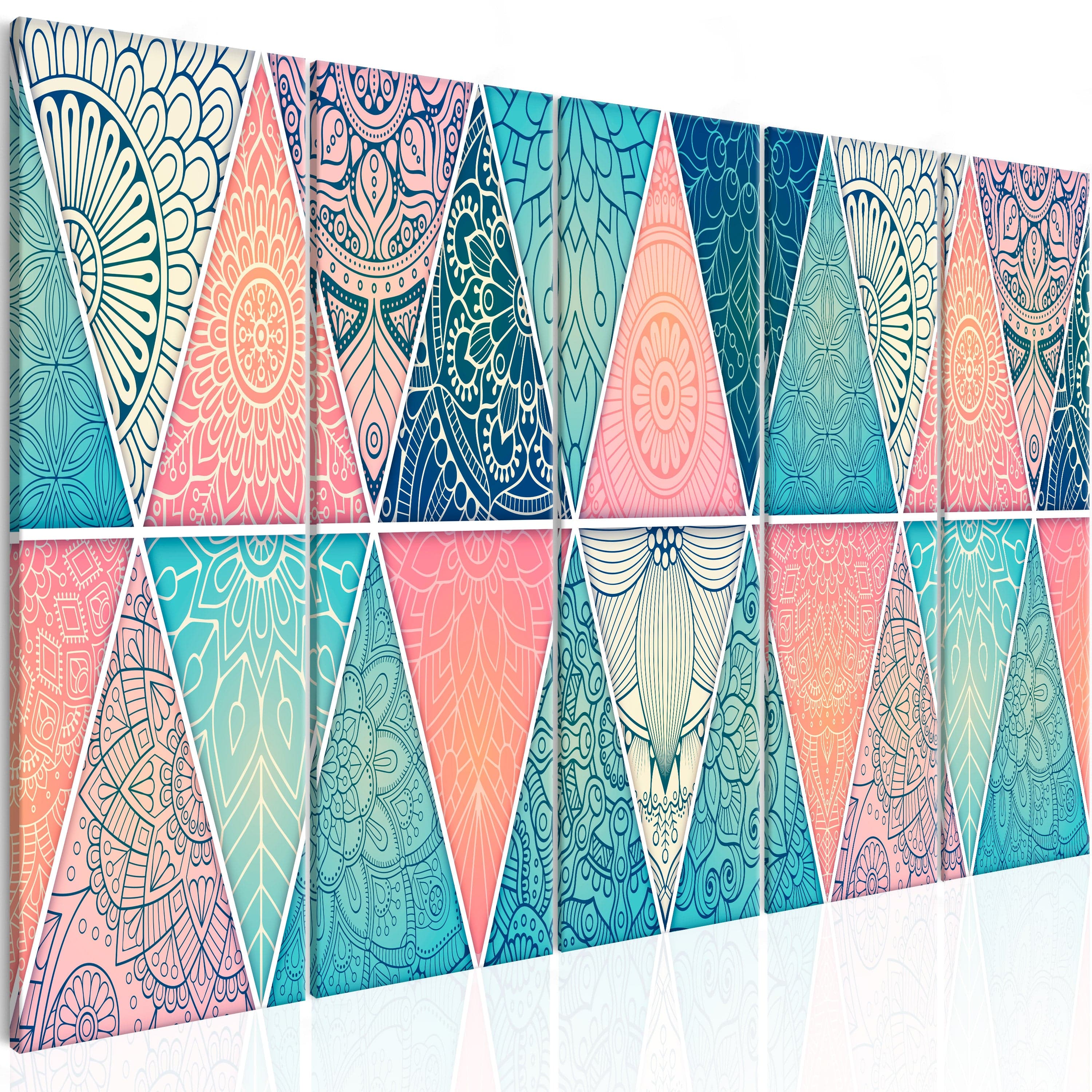 Glezna - Oriental Triangles (5 Parts) Narrow Home Trends