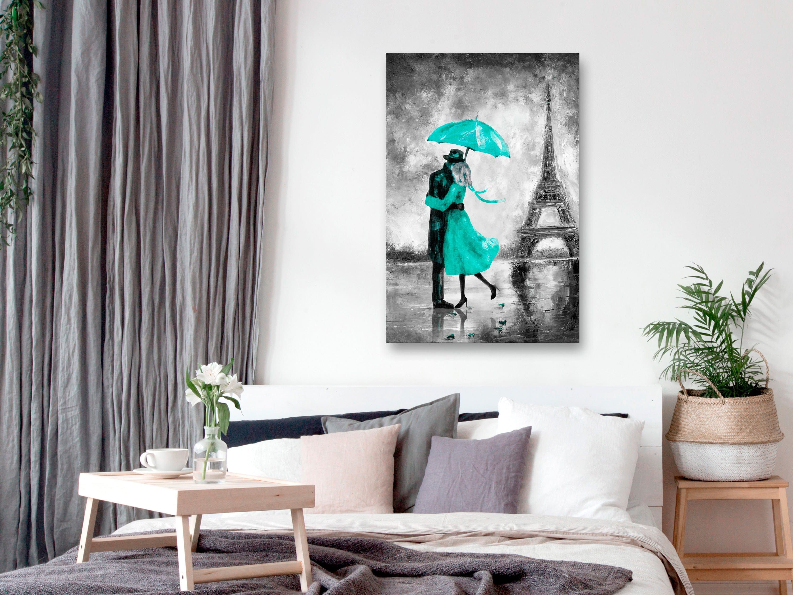 Glezna - Paris Fog (1 Part) Vertical Green Home Trends