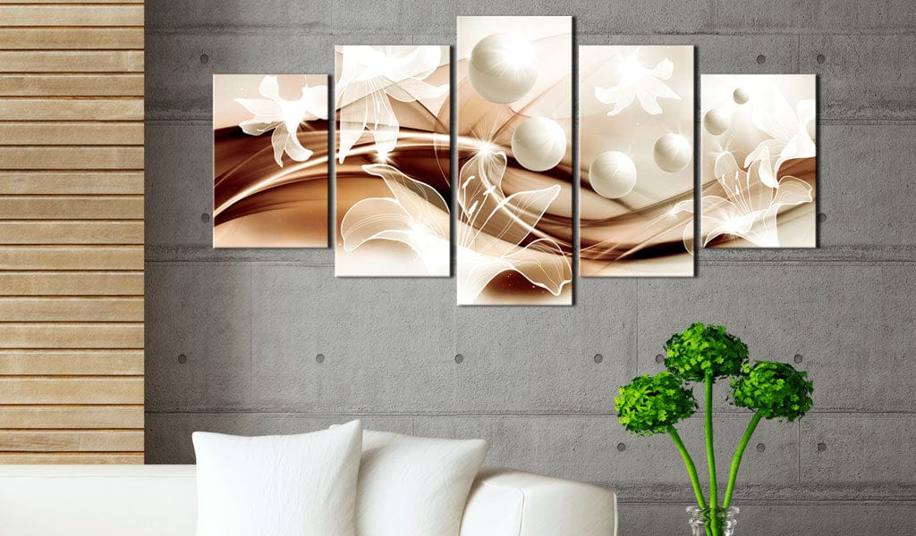 Glezna - Pearl Lilies In Bronze Home Trends