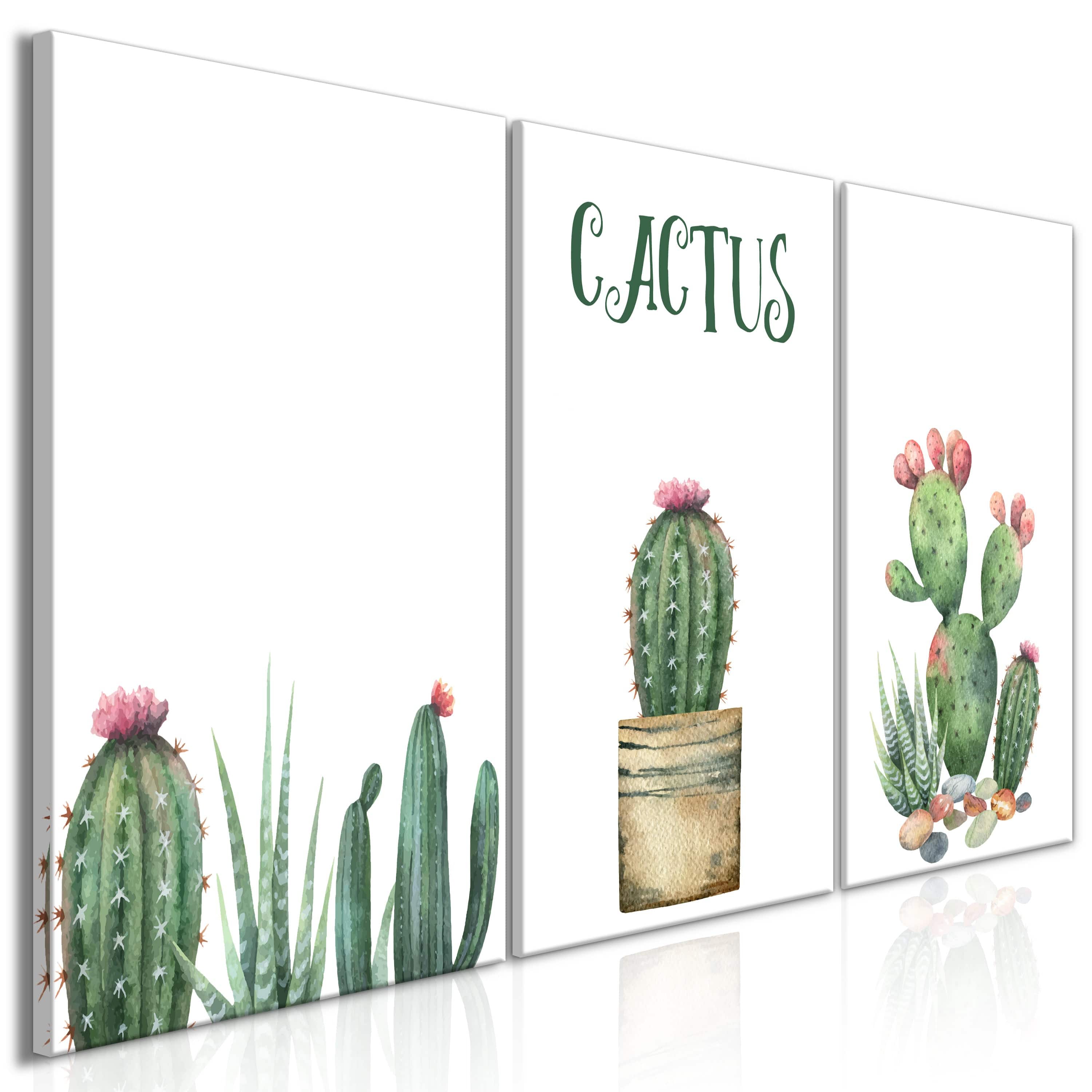 Glezna - Prickly Flowers (3 Parts) 120x60 Home Trends