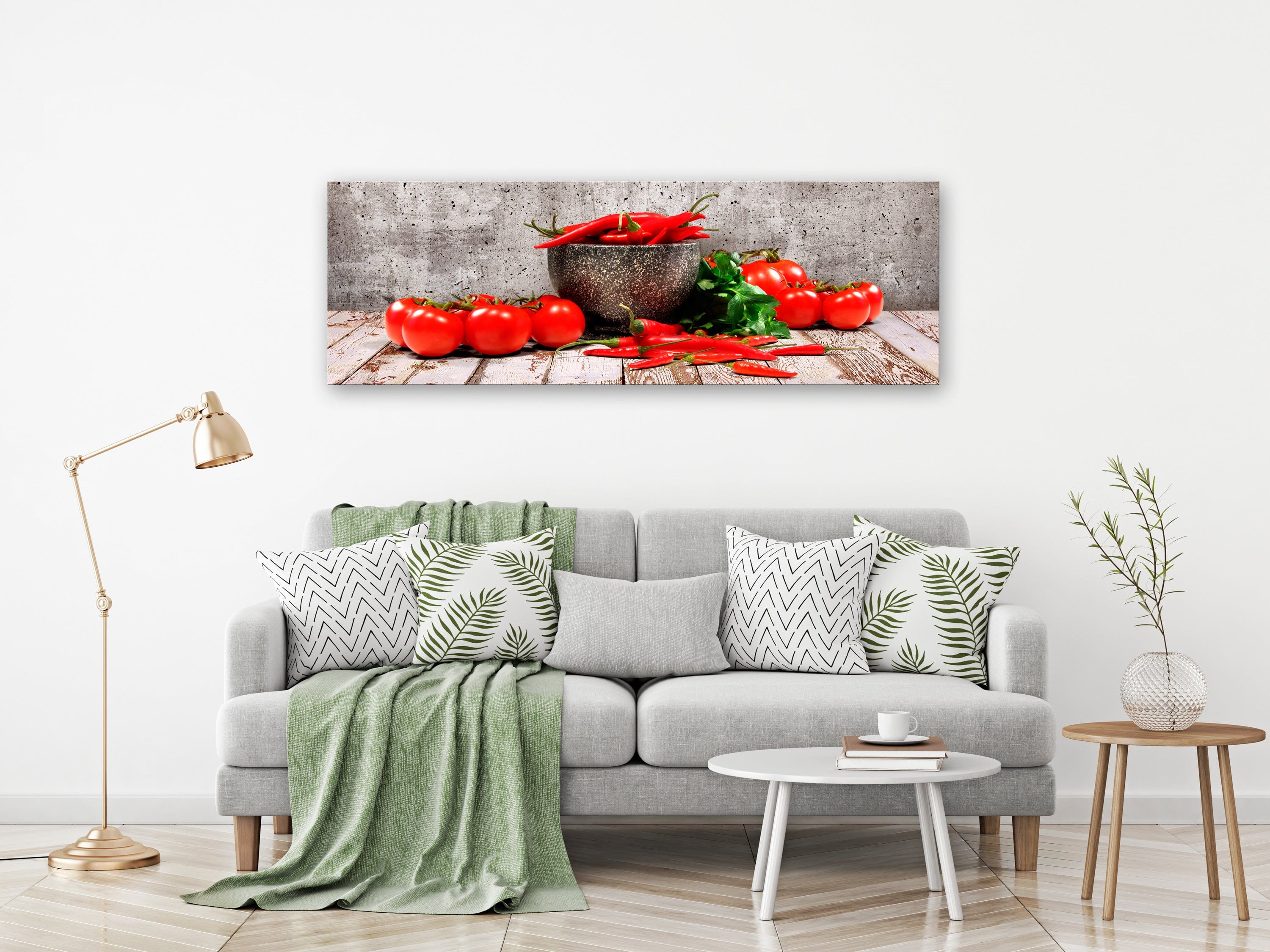 Glezna - Red Vegetables (1 Part) Concrete Narrow Home Trends