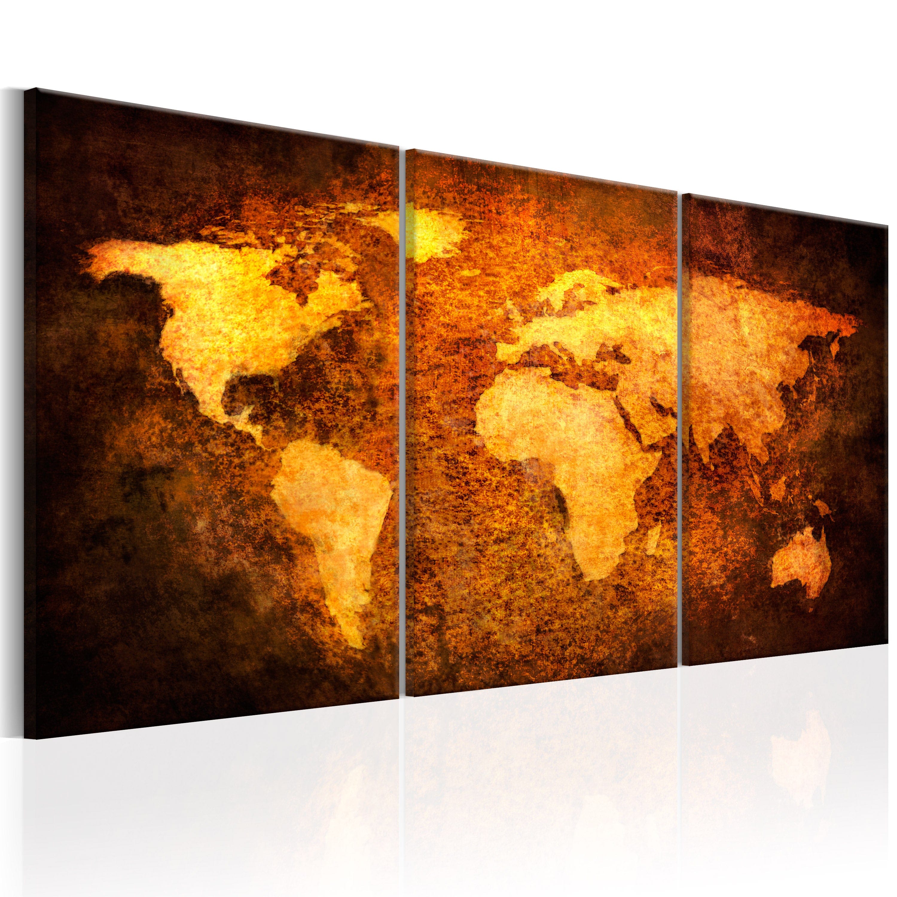 Glezna - Rusty continents 120x60 Home Trends