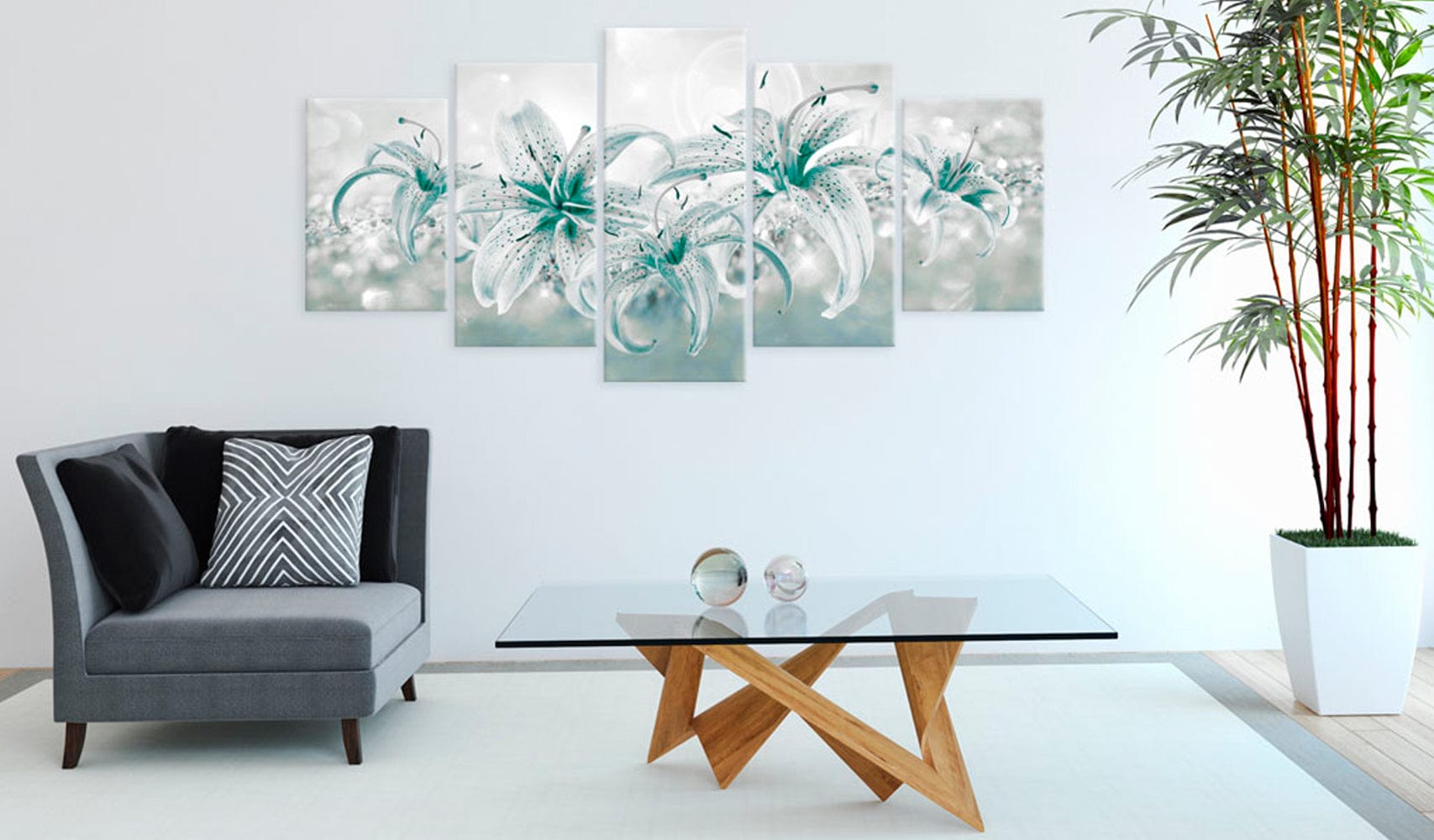 Glezna - Safīra lilijas Home Trends