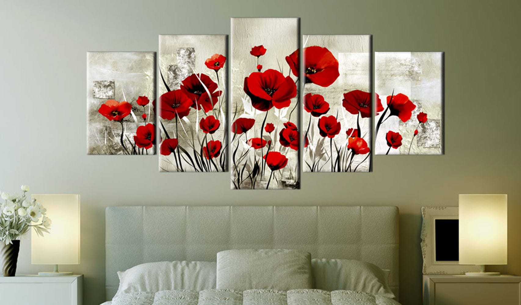 Glezna - Scarlet Field Home Trends