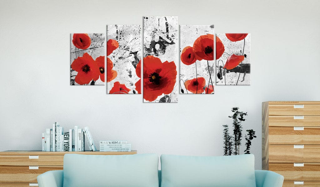 Glezna - Scarlet flowers Home Trends