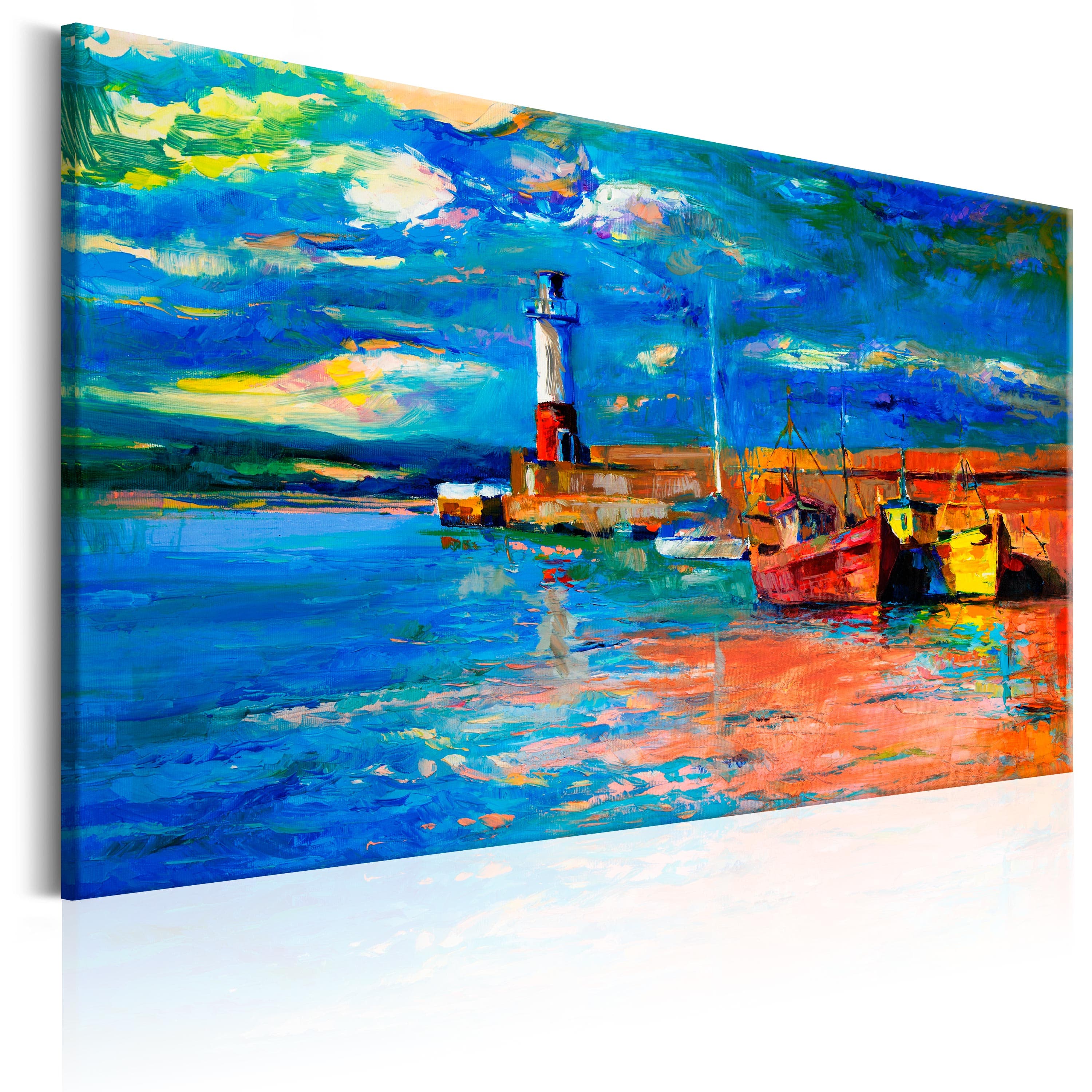 Glezna - Seaside Landscape_ The Lighthouse Home Trends