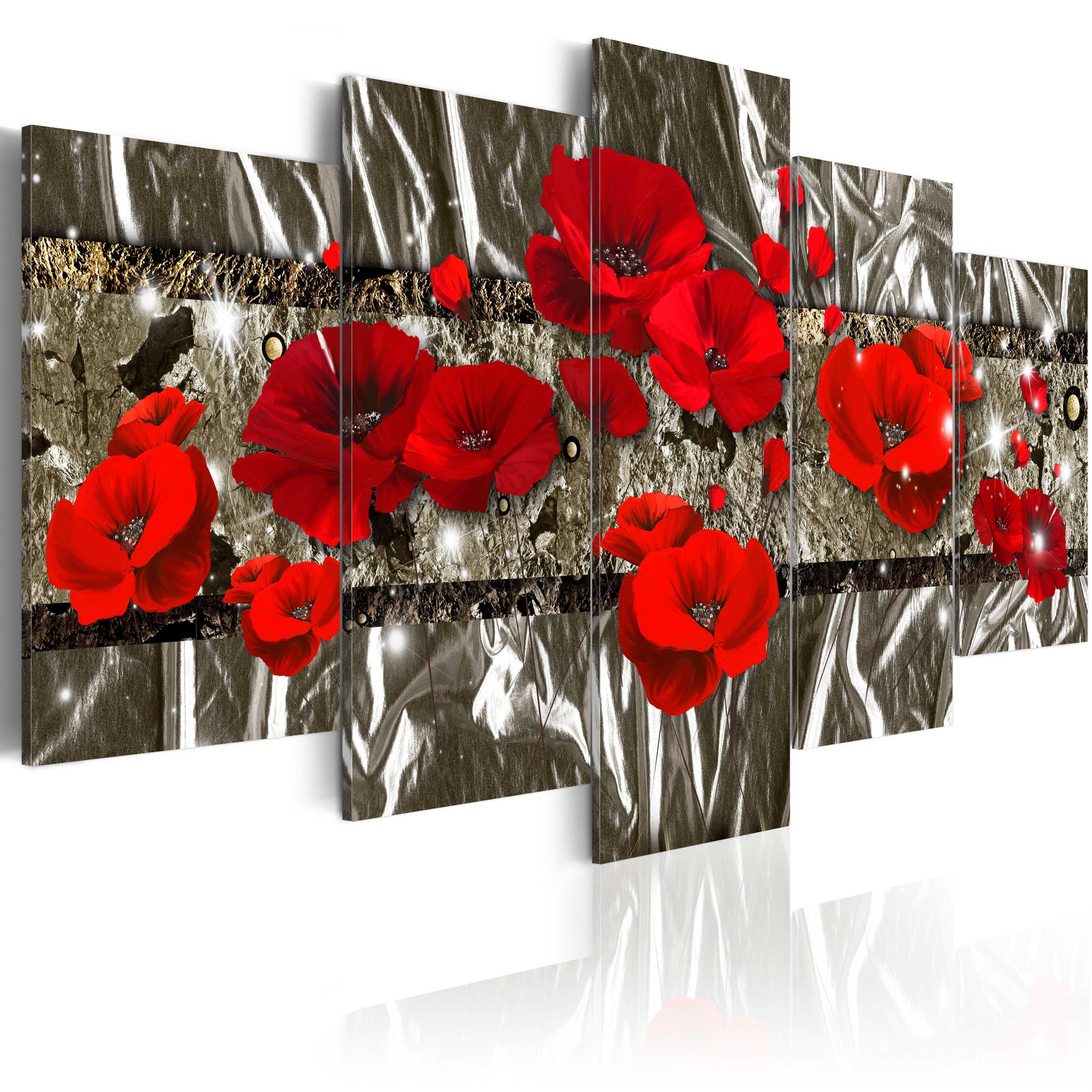 Glezna - Silver Poppies Home Trends